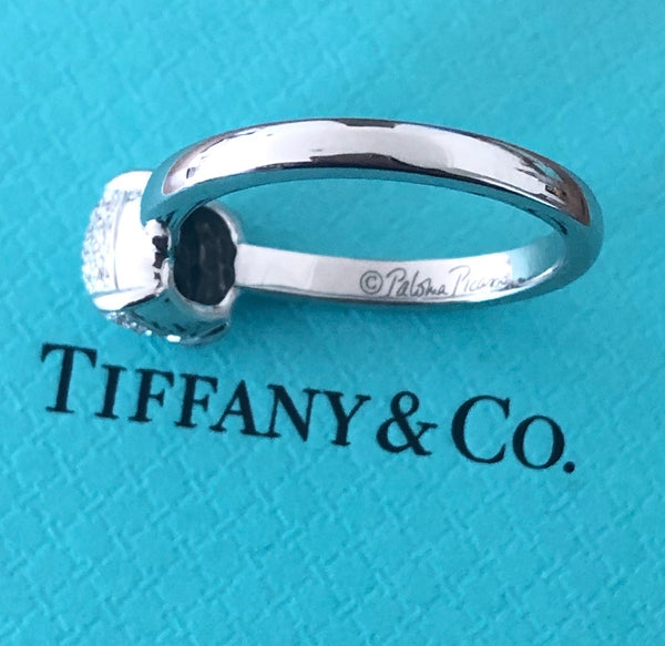Tiffany & Co. Diamond and 18ct White Gold Paloma Picasso Sugar Stack Pave Ring