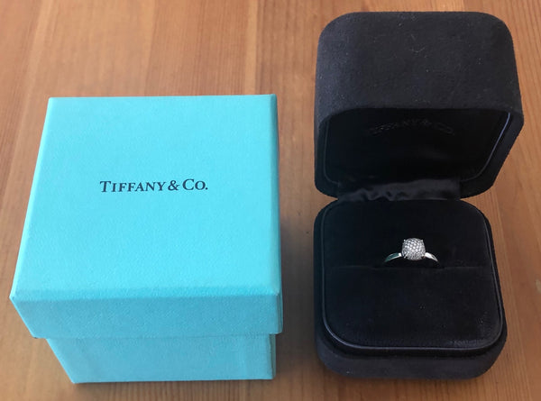 Tiffany & Co. Diamond and 18ct White Gold Paloma Picasso Sugar Stack Pave Ring