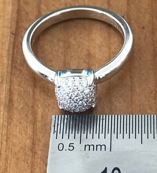 Tiffany & Co. Diamond and 18ct White Gold Paloma Picasso Sugar Stack Pave Ring
