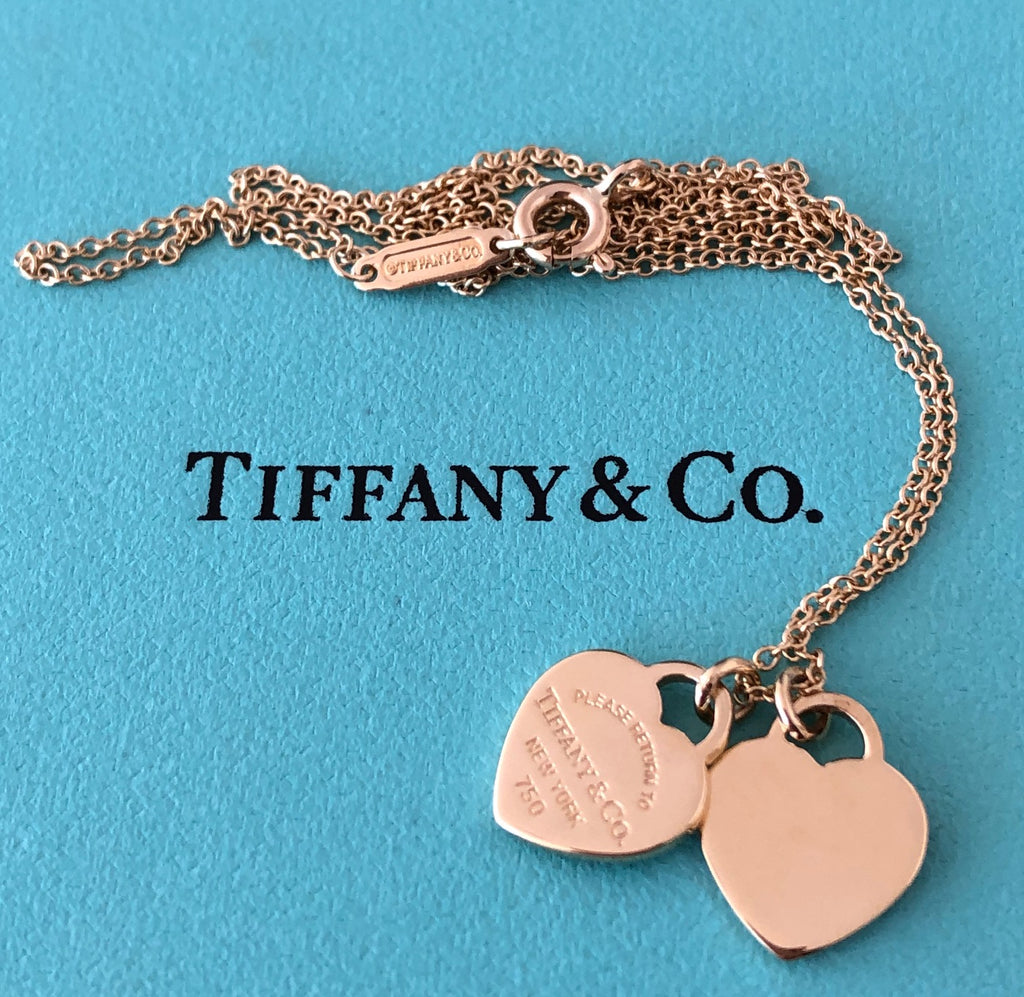 For competition: Tiffany 18ct Yellow Gold Double Mini Return