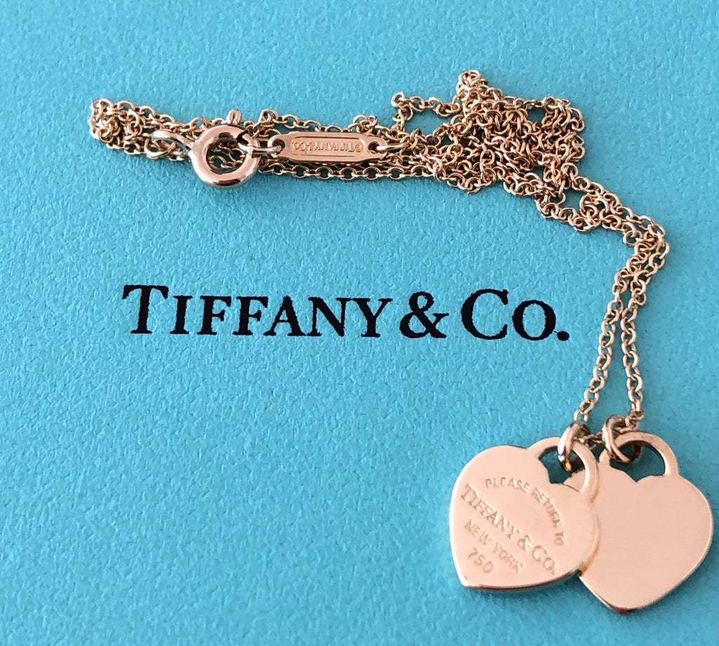 For competition: Tiffany 18ct Yellow Gold Double Mini Return
