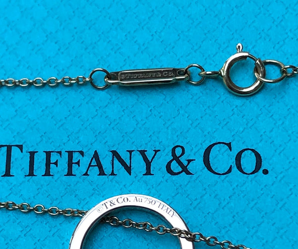 Tiffany & Co. Tiffany T 18ct Rose Gold and 0.06ct Baguette Diamond Pendant Boxes