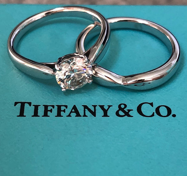 Tiffany & Co. 0.90ct I/VS1 Harmony Diamond Solitaire Engagement Ring Cert/Val
