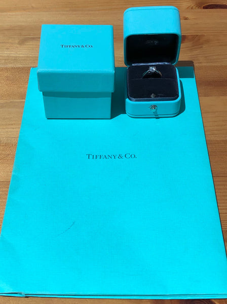 Tiffany & Co. 0.90ct I/VS1 Harmony Diamond Solitaire Engagement Ring Cert/Val