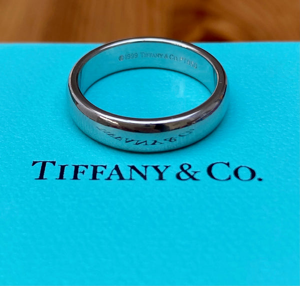 Tiffany & Co. Forever Platinum Wedding Band 4.5mm wide