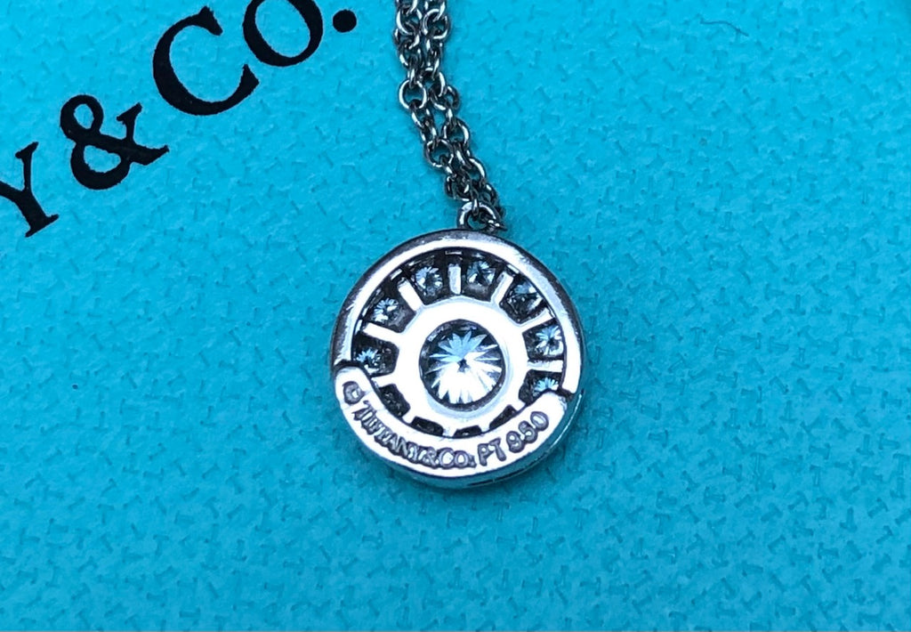 Tiffany Diamond Circlet Pendant in Platinum Receipt