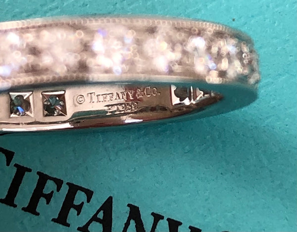 Tiffany & Co. 1.20tcw Diamond Legacy Full Eternity Platinum Ring RRP $11500