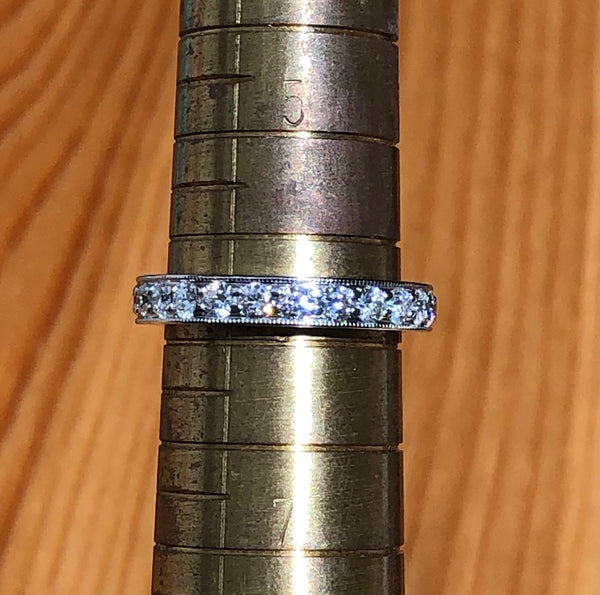 Tiffany & Co. 1.20tcw Diamond Legacy Full Eternity Platinum Ring RRP $11500