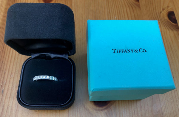 Tiffany & Co. 1.20tcw Diamond Legacy Full Eternity Platinum Ring RRP $11500