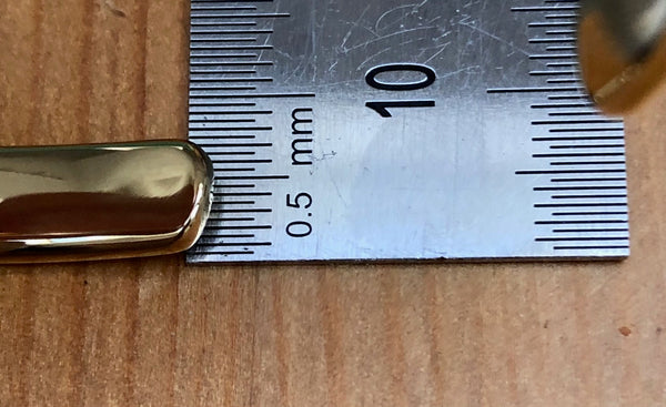 Tiffany & Co. Vintage 18ct Solid Yellow Gold 1837 Concave Cuff Bangle 29.7gms