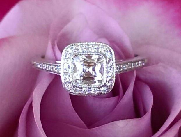 Tiffany & Co. 0.81tcw F/VVS1 Diamond Legacy Engagement Ring