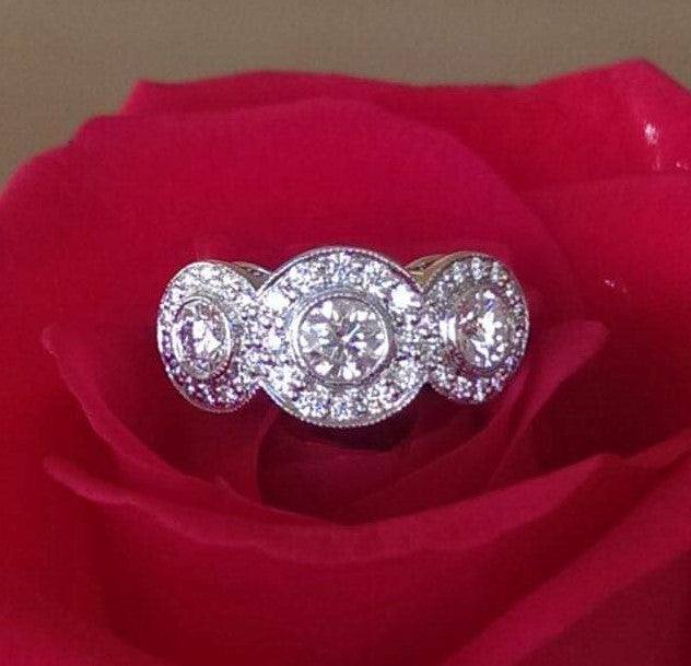 Tiffany & Co. 0.55tcw Circlet Engagement Anniversary Dress Ring Plat RRP $8400