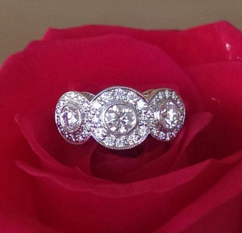 Tiffany & Co. 0.55tcw Circlet Engagement Anniversary Dress Ring Plat RRP $8400
